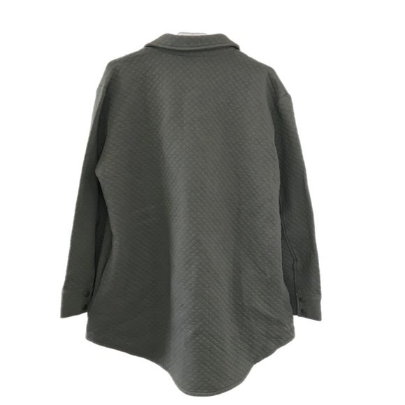 BB Dakota by Steve Madden Green Quilted Knit Utility Jacket - Picture 2 of 8